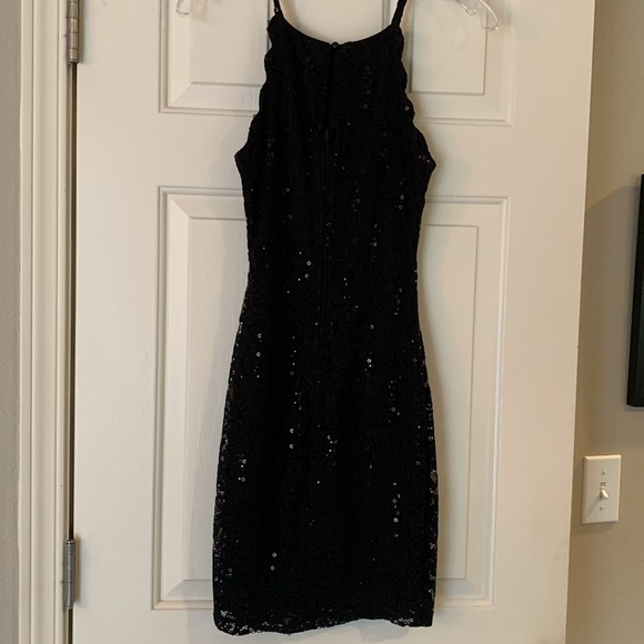 Black mini cocktail dress - Picture 4 of 6